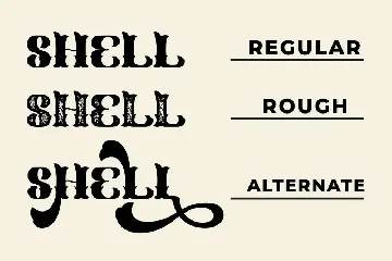 Shell Mera - Serif Vintage Font