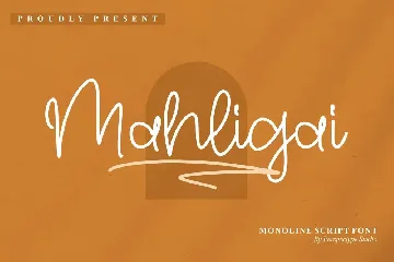 Mahligai Monoline Script Font