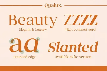 Qualux font