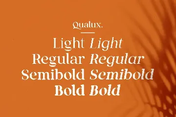 Qualux font