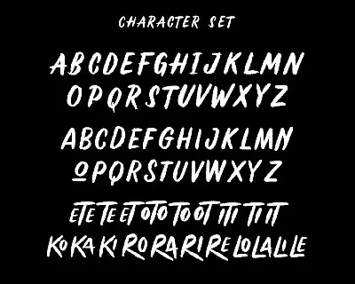 Toriton Solid Brush font