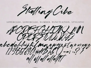 Shotting Cibe font