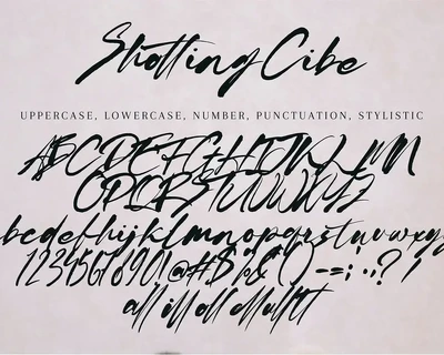 Shotting Cibe font