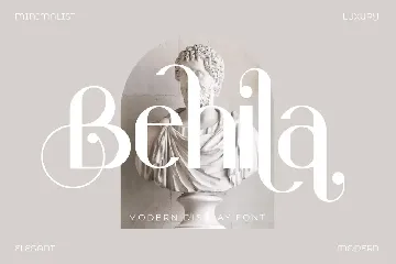 Behila Modern Display Font