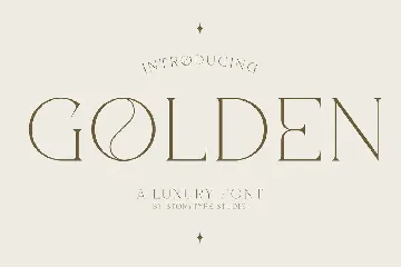 Golden Luxury Font