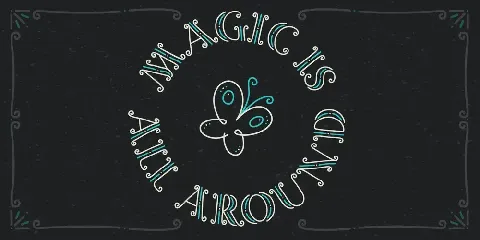 Magic Curls font