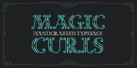 Magic Curls font