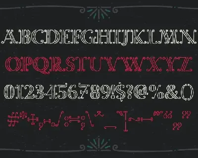 Magic Curls font