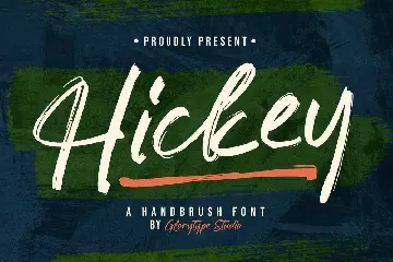 Hickey Handbrush Font