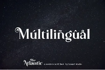 The Atlantic - Modern Serif Font