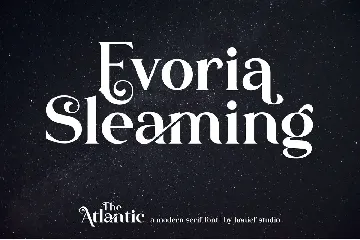 The Atlantic - Modern Serif Font