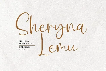 Sheryna Lemu font