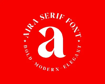 Aira | Modern Serif Typeface font