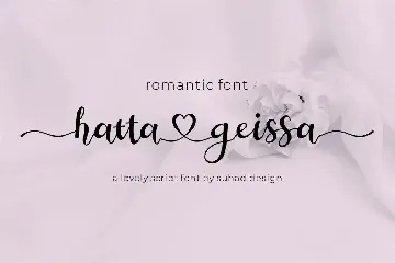 Hatta Geissa - Romantic Beautiful Font