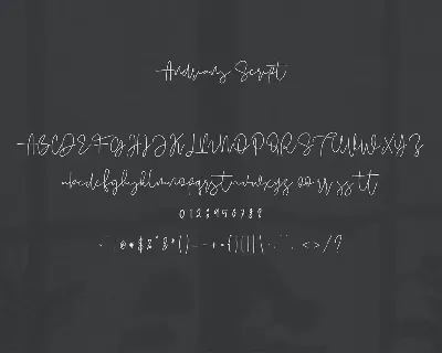 Andrians Script Sans Font