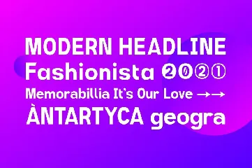 GR Altosa - Modern Headline font