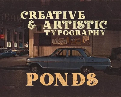 Ponds Typeface font