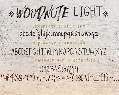Woodnote Font Duo