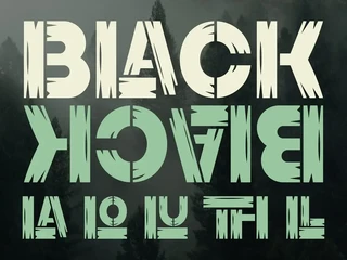 Deland - A Classic Decorative stencil Font