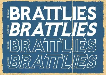 Brattlies font