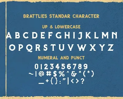 Brattlies font