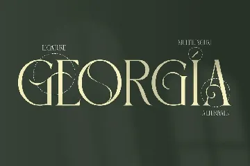 Glorious Serif Display Font