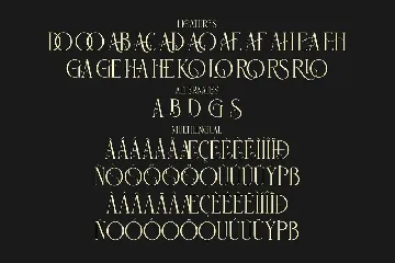 Glorious Serif Display Font