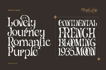 Cd Parfume Modern Serif font