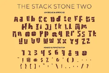 The Stack Stone - Display Font