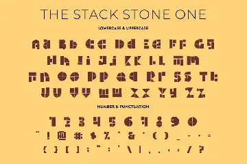 The Stack Stone - Display Font