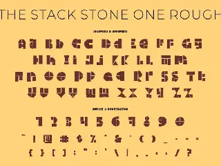 The Stack Stone - Display Font