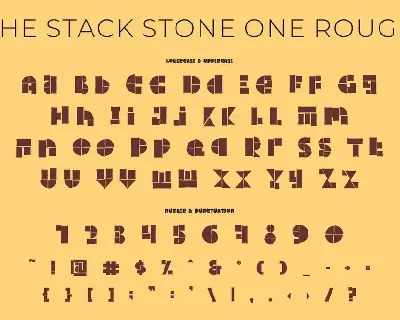 The Stack Stone - Display Font