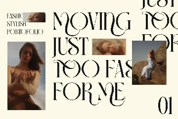 Glamora Stylish Display Font