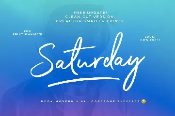 The Saturday Typeface font