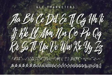 Nature Force font