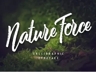 Nature Force font