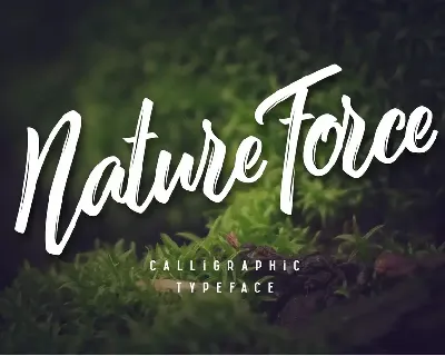 Nature Force font