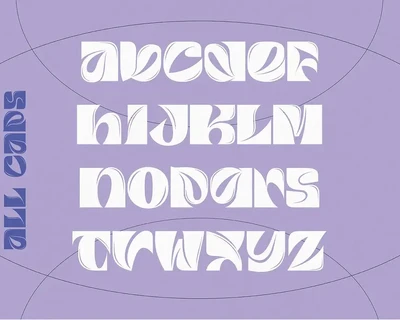 Lingo Lush - Surreal Typeface font