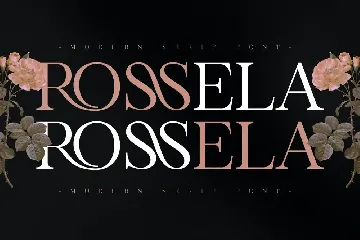 Rossela Modern Serif Font