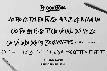 BloodStone Typeface font