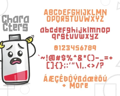 Low Batt Font