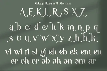 Gafegus font