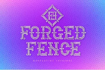 Forged Fence font