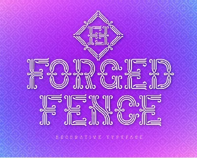 Forged Fence font