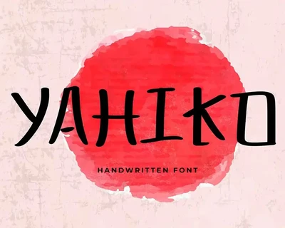 Yahiko Playful Handwritten Font