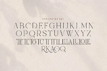 Fantasy Qelirole Font Duo Stylish Serif Font