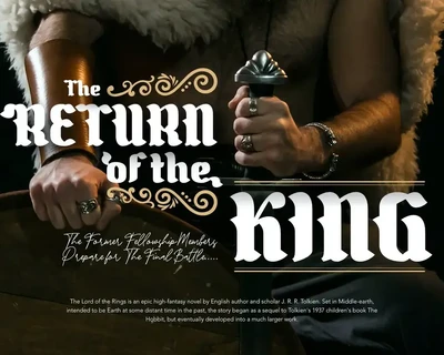 The Black Knight font