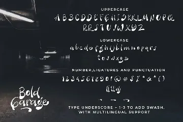 Bold Garage - Bold Display font