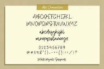 Golden estella - Handwritten Script Font TT