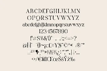 Firgine Modern Serif Font